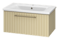 ALICANTE - 80 Тумба подвесная с 1 ящ., капучино матовая эмаль