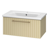 Тумба под раковину Brevita Alicante 80 подвесная с 1 ящ. / ALI-09080-4601Я капучино матовая эмаль — 1