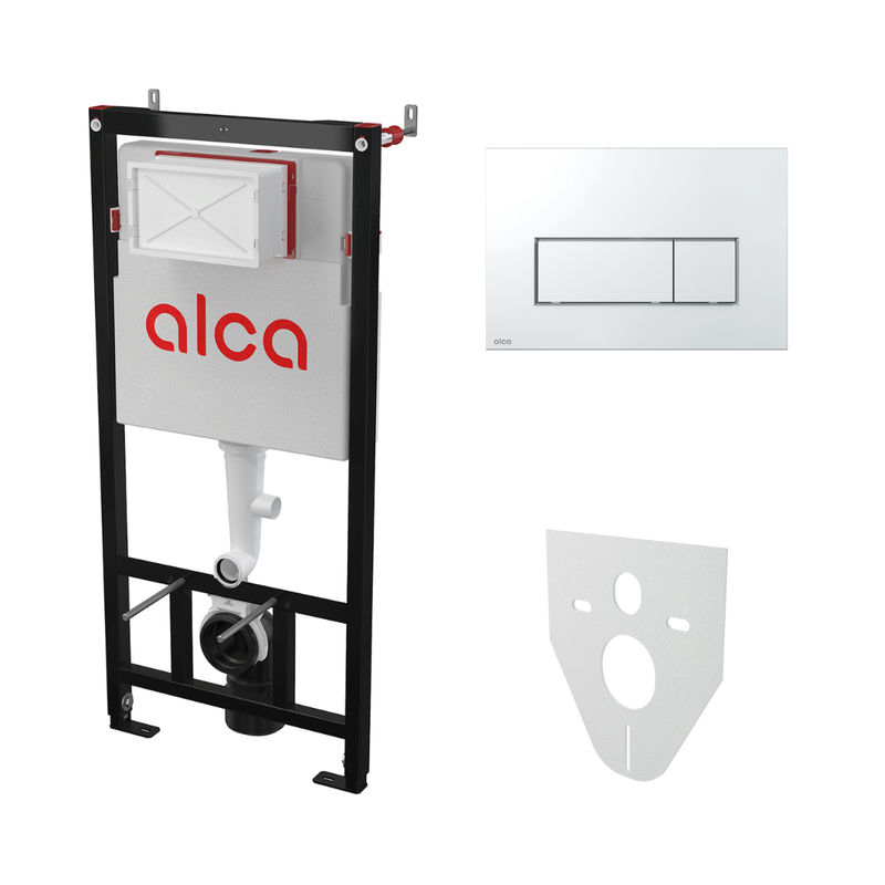 Инсталляция для унитаза AlcaDrain (AlcaPlast) 4 в 1 / AM101/1120+M571+M91 AM101/1120-4:1 RU M571-0001