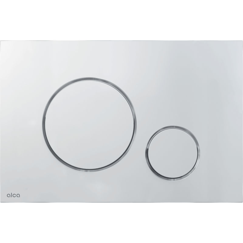 Инсталляция для унитаза AlcaDrain (AlcaPlast) AM101/1120 с клавишей смыва M672 (хром матовый)