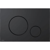 Инсталляция для унитаза AlcaDrain (AlcaPlast) AM101/1120 с клавишей смыва M678 (черный матовый) — 2