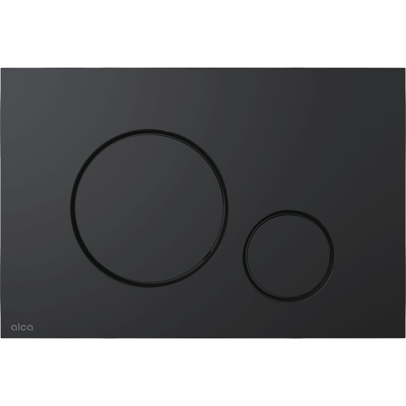 Инсталляция для унитаза AlcaDrain (AlcaPlast) AM101/1120 с клавишей смыва M678 (черный матовый)