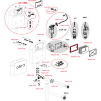 Бачок скрытого монтажа AlcaDrain (AlcaPlast) AM112-0001 — 3