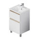 M85AFSX0502WG X-Joy, База под раковину, напольная, 50 см, 2 ящика, белый глянец
