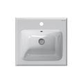 M85AWCC0502WG64 X-Joy, Раковина мебельная, керамическая, 50 см, встроенная, цвет: белый, глянец