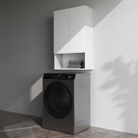 Шкаф навесной для ванной AM.PM X-Joy 60 см с полкой / M85CHX06021WG белый глянец — 5