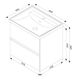 M9XFHX0602WG Above, база под раковину, подвесная, 2 ящика, 60 см, белый глянец