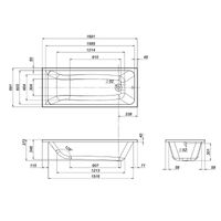 Акриловая ванна AM.PM Gem A1 170x70 W90A-170-070W-A1 — 7