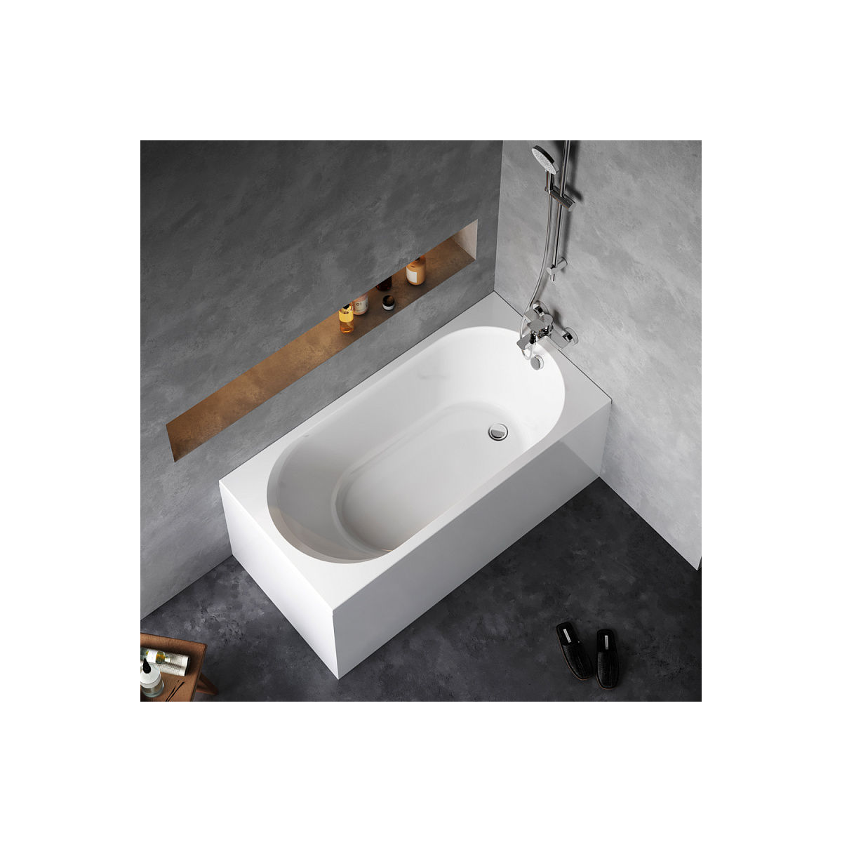 W94A-140-070W-A X-joy Ванна акриловая 140х70 см