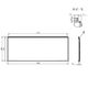 W94A-140-070W-P X-joy панель фронтальная для ванны 140 см