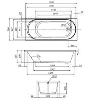 Акриловая ванна AM.PM X-Joy W94A-160-070W-A 160×70 — 10