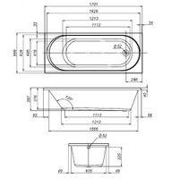 Акриловая ванна AM.PM X-Joy W94A-170-070W-A 170×70 — 10