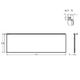 W94A-175-075W-P X-joy панель фронтальная для ванны 175 см