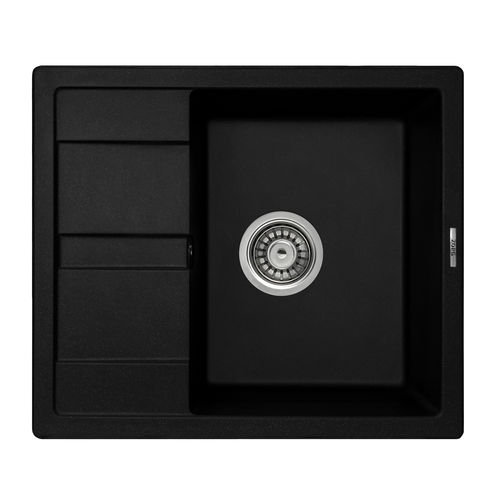 Кухонная мойка из искусственного камня ZorG Apollo 58 черный опал