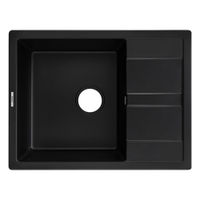 Кухонная мойка из искусственного камня ZorG Apollo 65 черный оникс — 4