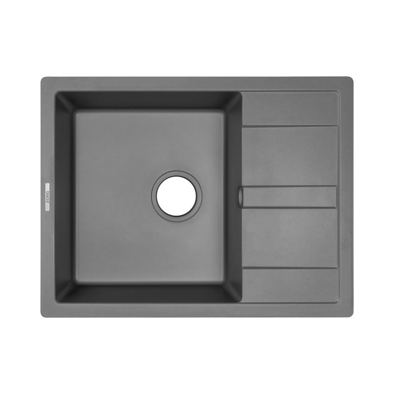 Кухонная мойка из искусственного камня ZorG Apollo 65 серый бетон