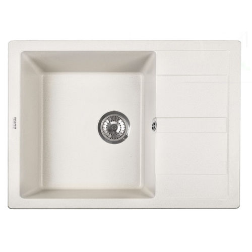 Кухонная мойка из искусственного камня ZorG Apollo 65 белый камень