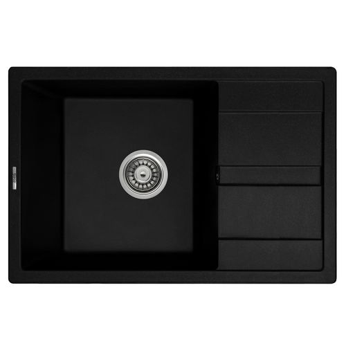 Кухонная мойка из искусственного камня ZorG Apollo 78 черный опал