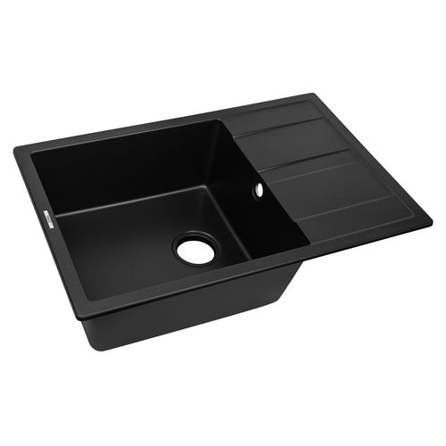 Кухонная мойка из искусственного камня ZorG Apollo 78 черный оникс
