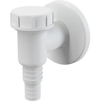 Сифон для стиральной машины AlcaDrain (AlcaPlast) APS2 наружный (белый) — 1