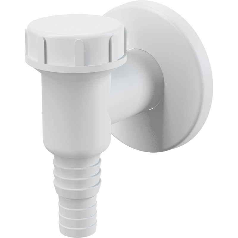 Сифон для стиральной машины AlcaDrain (AlcaPlast) APS2 наружный (белый)