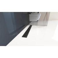 Душевой лоток AlcaDrain (AlcaPlast) APZ10BLACK-750M перфорированная решетка черный матовый — 3