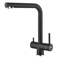 Смеситель для кухни ZorG ARGOS черный опал — 1