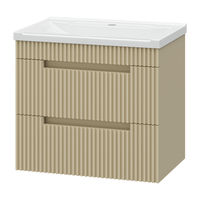 Тумба под раковину Brevita Ariana 60 подвесная с 2 ящ. / ARI-01060-03062Я капучино — 1