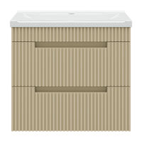 Тумба под раковину Brevita Ariana 60 подвесная с 2 ящ. / ARI-01060-03062Я капучино — 2