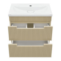 Тумба под раковину Brevita Ariana 60 подвесная с 2 ящ. / ARI-01060-03062Я капучино — 3