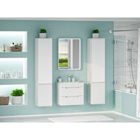 Тумба под раковину Brevita Ariana 60 подвесная с 2 ящ. / ARI-01060-0742Я белая эмаль — 7