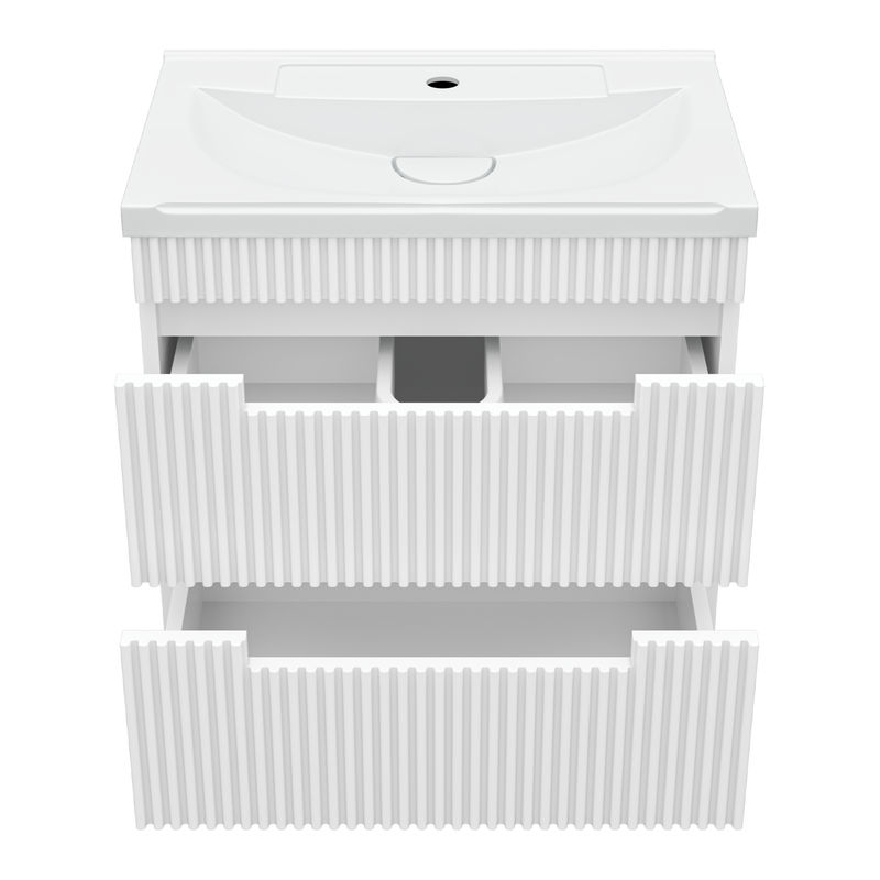 Тумба под раковину Brevita Ariana 60 подвесная с 2 ящ. / ARI-01060-0742Я белая эмаль