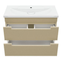 Тумба под раковину Brevita Ariana 80 подвесная с 2 ящ. / ARI-01080-03062Я капучино — 5
