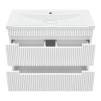 Тумба под раковину Brevita Ariana 80 подвесная с 2 ящ. / ARI-01080-0742Я белая эмаль — 4