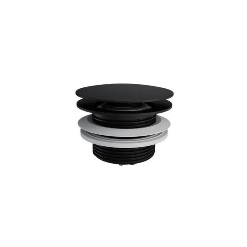 Донный клапан Excellent ARIN.3485.01BL для ванны click-clack черный матовый ARIN.3485.01BL