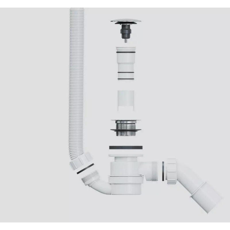 Сифон для ванны Excellent Heaven слив-перелив белый