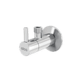 Угловой вентиль с фильтром 1/2"×3/8", круглый ARV001