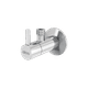 Угловой вентиль с фильтром 1/2"×3/8", круглый ARV001
