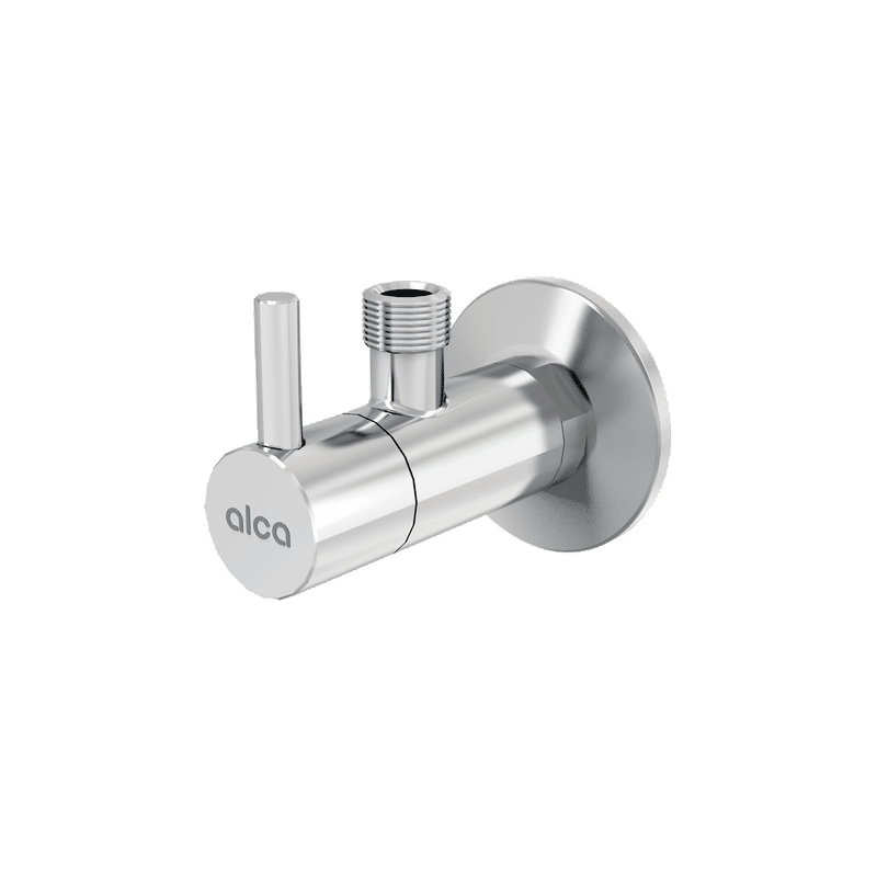 Угловой вентиль с фильтром 1/2"×3/8", круглый ARV001