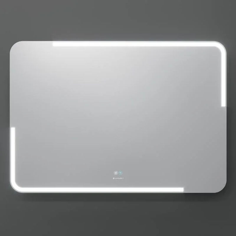 Зеркало Laparet Atlas 100х70 влагостойкое, подсветка, диммер и антизапотевание