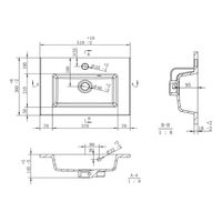 Раковина Brevita Avila 50 см B-AVI050-01 белый — 3