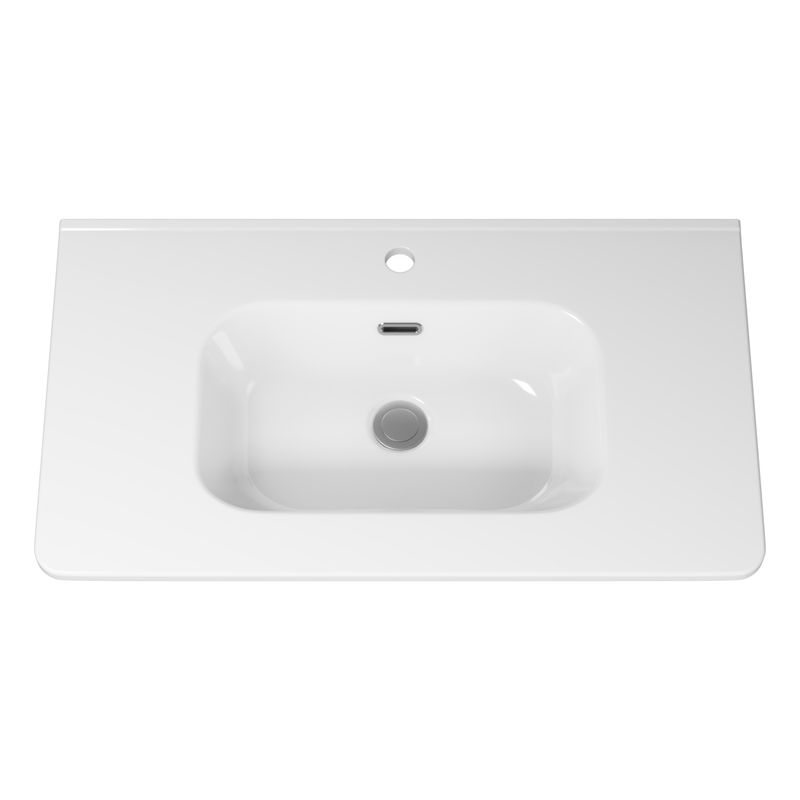 Раковина Brevita Onda 80 см B-OND080-01 белый