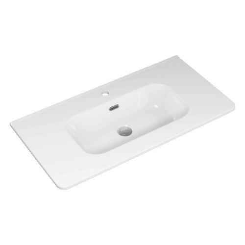 Раковина Brevita Onda 90 см B-OND090-01 белый