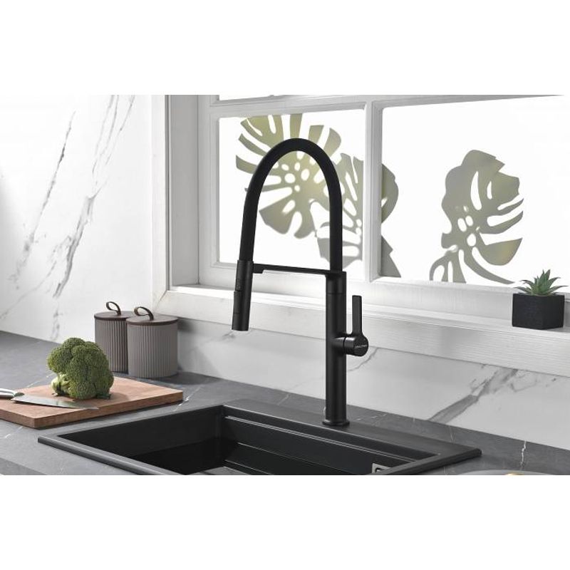 Смеситель для кухни Paulmark Barrel Ba214029-AN антрацит