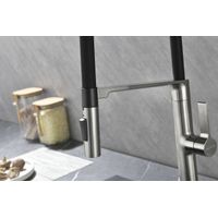 Смеситель для кухни Paulmark Barrel Ba214029-BS брашированная сталь — 7