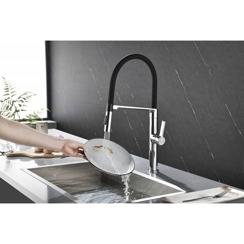Смеситель для кухни Paulmark Barrel Ba214029-CR хром