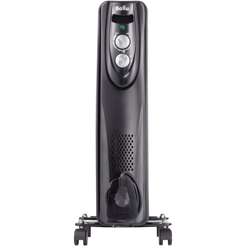Масляный радиатор Ballu Classic black BOH/CL-07BRN 1500 (7 секций)