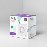 Вентилятор вытяжной Ballu BAF-AR 100 VP с обратным клапаном и тяговым выключателем — 9
