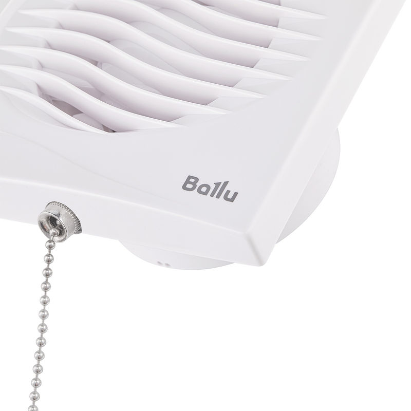 Вентилятор вытяжной Ballu BAF-AR 120 VP с обратным клапаном и тяговым выключателем