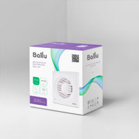 Вентилятор вытяжной Ballu BAF-AR 150 VP с обратным клапаном и тяговым выключателем — 9